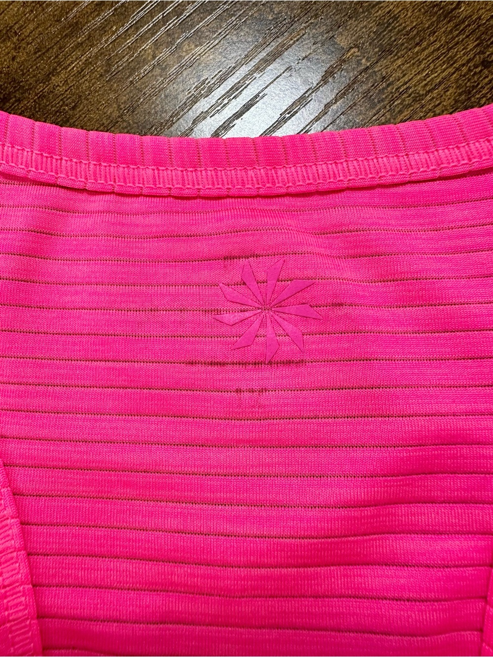 Athleta Shadow Stripe Chi Tank, Shocking Pink, XL - Picture 9 of 12